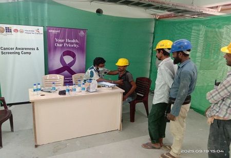 CREDAI Chennai Extends Cancer Screening to Construction Workers